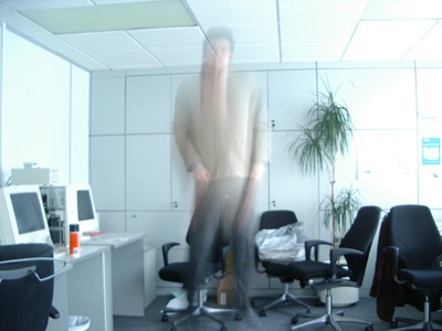 me, just hanging around